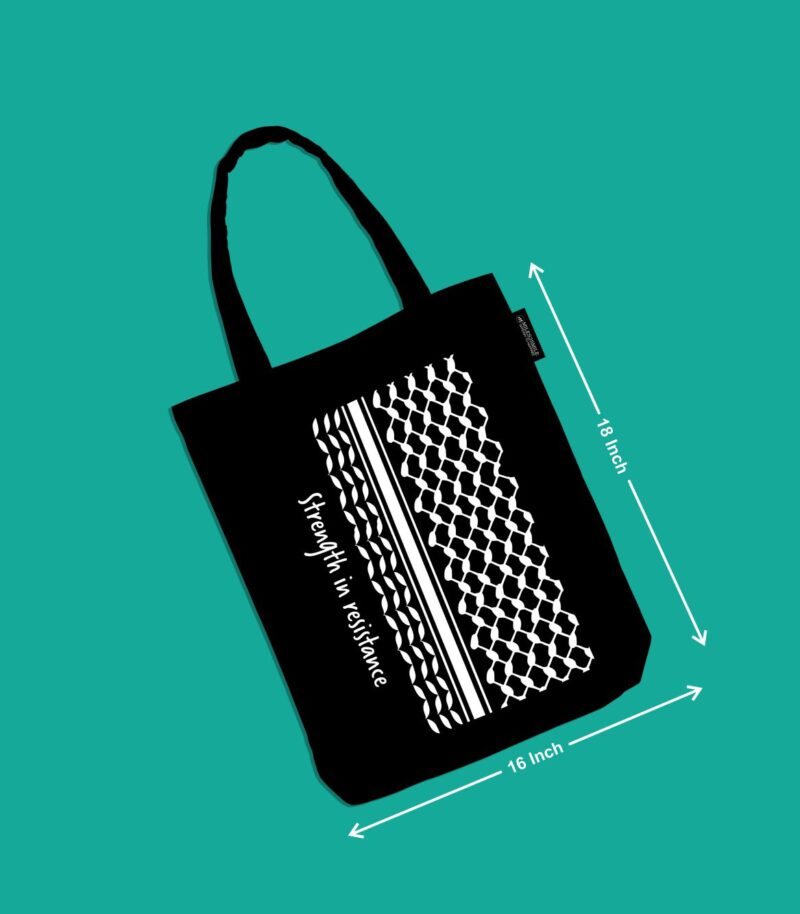 Strength in Resistance Black Tote Bag - Image 2